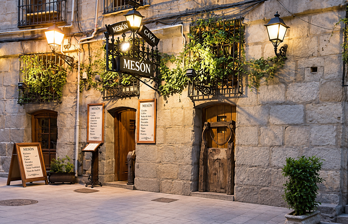 I mesones della Cava de San Miguel: dove mangiare tortilla, acciughe e funghi vicino a Plaza Mayor a Madrid